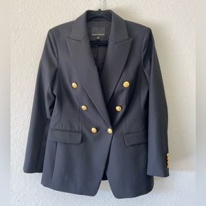 New Banana Republic Captains Blazer Twill Wool